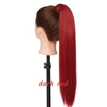 Load image into Gallery viewer, s-noilite 23" Long Curly Clip In Hair Tail False Hair Ponytail Hairpiece With Hairpins Synthetic Hair Pony Tail Hair Extension
