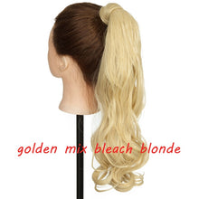 Load image into Gallery viewer, s-noilite 23" Long Curly Clip In Hair Tail False Hair Ponytail Hairpiece With Hairpins Synthetic Hair Pony Tail Hair Extension
