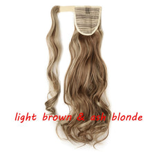 Load image into Gallery viewer, s-noilite 23" Long Curly Clip In Hair Tail False Hair Ponytail Hairpiece With Hairpins Synthetic Hair Pony Tail Hair Extension
