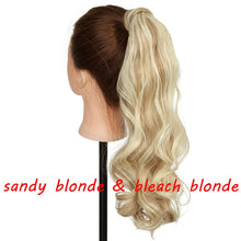 Load image into Gallery viewer, s-noilite 23" Long Curly Clip In Hair Tail False Hair Ponytail Hairpiece With Hairpins Synthetic Hair Pony Tail Hair Extension
