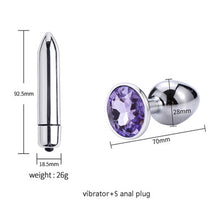 Load image into Gallery viewer, Runyu Smooth  Anal Toys Metal Butt Plug Masturbator for Man Anal Vibrators Anal Plug Private Goods for Men Adult Toys Sex Shop
