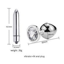 Load image into Gallery viewer, Runyu Smooth  Anal Toys Metal Butt Plug Masturbator for Man Anal Vibrators Anal Plug Private Goods for Men Adult Toys Sex Shop
