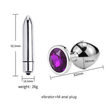 Load image into Gallery viewer, Runyu Smooth  Anal Toys Metal Butt Plug Masturbator for Man Anal Vibrators Anal Plug Private Goods for Men Adult Toys Sex Shop
