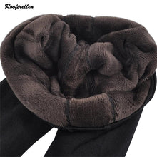 Load image into Gallery viewer, Rooftrellen Hot New Fashion Women's Autumn And Winter High Elasticity And Good Quality Thick Velvet Pants Warm Leggings
