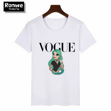 Load image into Gallery viewer, Women 2020 Summer Graphic Tee Shirt Femme Funny Princess Vogue Harajuku T Shirt Korean Tops Kawaii Streetwear Camiseta Mujer
