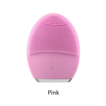 Load image into Gallery viewer, Powered Facial Cleansing Brush Sonic Silicone Cleanser Waterproof USB Rechargeable Skin Care Massage MINI 2 Face Cleaning Brush

