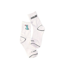 Load image into Gallery viewer, Women Daily Socks Harajuku Korea Japanese Cotton Kitten Flame Ulzzang Socks Men Chinese Cactus Gun Shark Alien Christmas Socks
