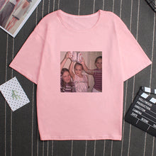 Load image into Gallery viewer, My Depression My Brain My Anxiety Letter Print Pink T Shirt Spoof Personality Vogue New Harajuku Casual Loose Women Top Clothing
