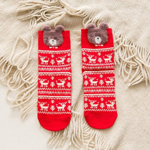 Load image into Gallery viewer, ARMKIN 1 Pair Women socks Casual winter Christmas Socks David's deer Socks Cotton Cartoon Keep Warm lady Socks Christmas Gift
