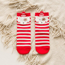 Load image into Gallery viewer, ARMKIN 1 Pair Women socks Casual winter Christmas Socks David's deer Socks Cotton Cartoon Keep Warm lady Socks Christmas Gift
