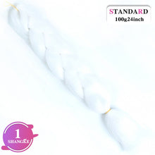 Load image into Gallery viewer, SHANGKE Pink Purple Blue Blonde Color Synthetic Jumbo Braids Ombre Braiding Hair Extension White Women
