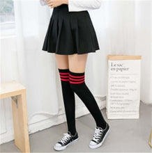 Load image into Gallery viewer, Sexy Socks Striped Long Socks Women Long Stockings Warm Thigh High Socks For Ladies Girls New Fashion Striped Knee Socks Women
