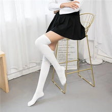 Load image into Gallery viewer, Sexy Socks Striped Long Socks Women Long Stockings Warm Thigh High Socks For Ladies Girls New Fashion Striped Knee Socks Women
