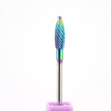 Load image into Gallery viewer, 28 Types Tungsten Blue Rainbow Carbide Nail Drill Bit Electric Nail Mills Cutter for Manicure Machine Nail Files Accessories
