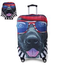 Load image into Gallery viewer, TRIPNUO Thicker Blue City Luggage Cover Travel Suitcase Protective Cover for Trunk Case Apply to 19''-32'' Suitcase Cover
