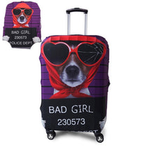 Load image into Gallery viewer, TRIPNUO Thicker Blue City Luggage Cover Travel Suitcase Protective Cover for Trunk Case Apply to 19''-32'' Suitcase Cover
