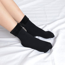 Load image into Gallery viewer, Winter Warmer Women Thicken Thermal Wool Cashmere Snow Socks Seamless Velvet Boots Floor Sleeping Socks for Mens
