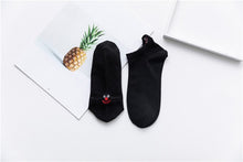 Load image into Gallery viewer, Size 35-42 Kawaii Women Socks Happy Fashion Ankle Funny Socks Women Cotton Embroidered Expression Candy Color 1 Pair
