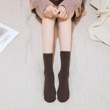 Load image into Gallery viewer, Winter Warmer Women Thicken Thermal Wool Cashmere Snow Socks Seamless Velvet Boots Floor Sleeping Socks for Mens
