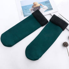 Load image into Gallery viewer, Winter Warmer Women Thicken Thermal Wool Cashmere Snow Socks Seamless Velvet Boots Floor Sleeping Socks for Mens

