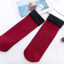 Load image into Gallery viewer, Winter Warmer Women Thicken Thermal Wool Cashmere Snow Socks Seamless Velvet Boots Floor Sleeping Socks for Mens
