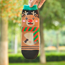 Load image into Gallery viewer, ARMKIN 1 Pair Women socks Casual winter Christmas Socks David's deer Socks Cotton Cartoon Keep Warm lady Socks Christmas Gift

