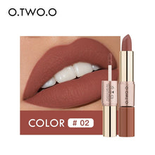 Load image into Gallery viewer, O.TWO.O 12 Colors Lips Makeup Lipstick  Lip Gloss Long Lasting Moisture Cosmetic Lipstick Red Lip Matte Lipstick Waterproof
