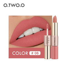 Load image into Gallery viewer, O.TWO.O 12 Colors Lips Makeup Lipstick  Lip Gloss Long Lasting Moisture Cosmetic Lipstick Red Lip Matte Lipstick Waterproof
