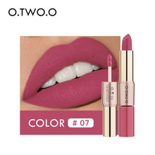 Load image into Gallery viewer, O.TWO.O 12 Colors Lips Makeup Lipstick  Lip Gloss Long Lasting Moisture Cosmetic Lipstick Red Lip Matte Lipstick Waterproof
