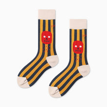 Load image into Gallery viewer, Couples Outdoor Skateboard Sox Autumn/Winter Creative Abstract Art Harajuku Hip Hop Streets Tide Sock Colorful Happy Funny Socks
