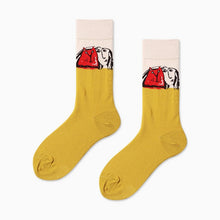 Load image into Gallery viewer, Couples Outdoor Skateboard Sox Autumn/Winter Creative Abstract Art Harajuku Hip Hop Streets Tide Sock Colorful Happy Funny Socks
