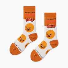 Load image into Gallery viewer, Couples Outdoor Skateboard Sox Autumn/Winter Creative Abstract Art Harajuku Hip Hop Streets Tide Sock Colorful Happy Funny Socks
