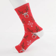Load image into Gallery viewer, ARMKIN 1 Pair Women socks Casual winter Christmas Socks David's deer Socks Cotton Cartoon Keep Warm lady Socks Christmas Gift
