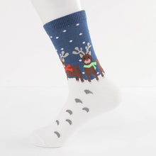 Load image into Gallery viewer, ARMKIN 1 Pair Women socks Casual winter Christmas Socks David's deer Socks Cotton Cartoon Keep Warm lady Socks Christmas Gift
