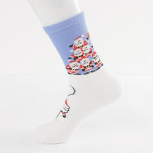 Load image into Gallery viewer, ARMKIN 1 Pair Women socks Casual winter Christmas Socks David's deer Socks Cotton Cartoon Keep Warm lady Socks Christmas Gift
