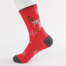 Load image into Gallery viewer, ARMKIN 1 Pair Women socks Casual winter Christmas Socks David's deer Socks Cotton Cartoon Keep Warm lady Socks Christmas Gift
