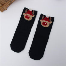 Load image into Gallery viewer, 1 pair colored cotton red socks three-dimensional cartoon christmas socks cute Japanese ladies socks for autumn and winter socks
