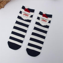 Load image into Gallery viewer, 1 pair colored cotton red socks three-dimensional cartoon christmas socks cute Japanese ladies socks for autumn and winter socks
