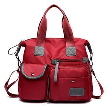 Load image into Gallery viewer, DCOS New Ladies Fashion Waterproof Oxford Tote Bag Casual Nylon Shoulder Bag Mummy Bag Large Capacity Canvas Bag

