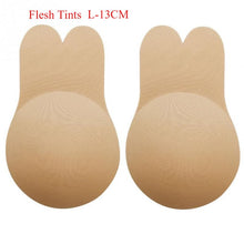 Load image into Gallery viewer, Women Breast Petals Cute Rabbit Bra Nipple Covers Push Up Invisible Bra Top Reusable Breast Adhesive Bra Intimates
