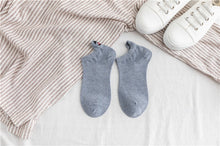 Load image into Gallery viewer, Kawaii Embroidered Expression Women Socks Cotton Harajuku Happy Funny Socks Women Christmas Gifts Ankle 1 Pair Size 35-40
