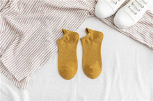 Load image into Gallery viewer, Kawaii Embroidered Expression Women Socks Cotton Harajuku Happy Funny Socks Women Christmas Gifts Ankle 1 Pair Size 35-40
