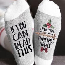 Load image into Gallery viewer, ARMKIN 1 Pair Women socks Casual winter Christmas Socks David's deer Socks Cotton Cartoon Keep Warm lady Socks Christmas Gift

