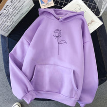 Load image into Gallery viewer, 2020 Fashion Harajuku Winter Hoodie Women Loose Korean Style Sweatshirt Autumn Streetwear Flower Printing Hoodies Pullovers
