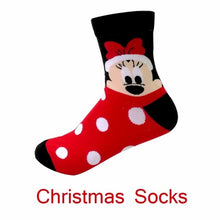 Load image into Gallery viewer, ARMKIN 1 Pair Women socks Casual winter Christmas Socks David's deer Socks Cotton Cartoon Keep Warm lady Socks Christmas Gift
