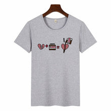 Load image into Gallery viewer, Nutella Kawaii Print T Shirt Women 90s Harajuku Ullzang Fashion T-shirt Graphic Cute Cartoon Tshirt Korean Style Top Tees Female
