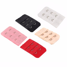 Load image into Gallery viewer, 1pc Women Bra Strap 2 Hooks 3 Rows Bra Belt Extender Clip Clasp Buckle Intimates Accessories
