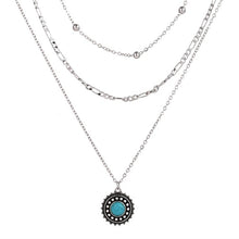 Load image into Gallery viewer, Bohemian Multilayer Pendant Necklace for Women Fashion, Geometric Charm Chain Necklace Wholesale Jewelry
