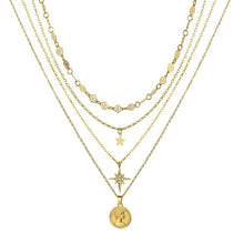 Load image into Gallery viewer, Bohemian Multilayer Pendant Necklace for Women Fashion, Geometric Charm Chain Necklace Wholesale Jewelry
