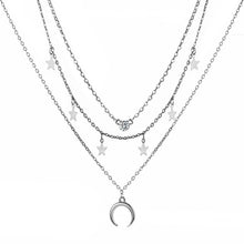 Load image into Gallery viewer, Bohemian Multilayer Pendant Necklace for Women Fashion, Geometric Charm Chain Necklace Wholesale Jewelry
